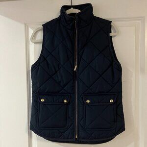 Jcrew Navy Vest Sz Small